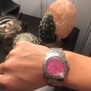 Marc Jacobs with Pink Face Watch
